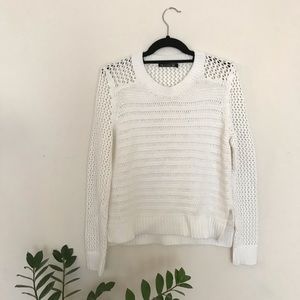 Rag & bone White Cotton Sweater